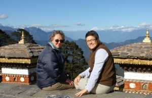 Gretchen and Ruth at Dochula